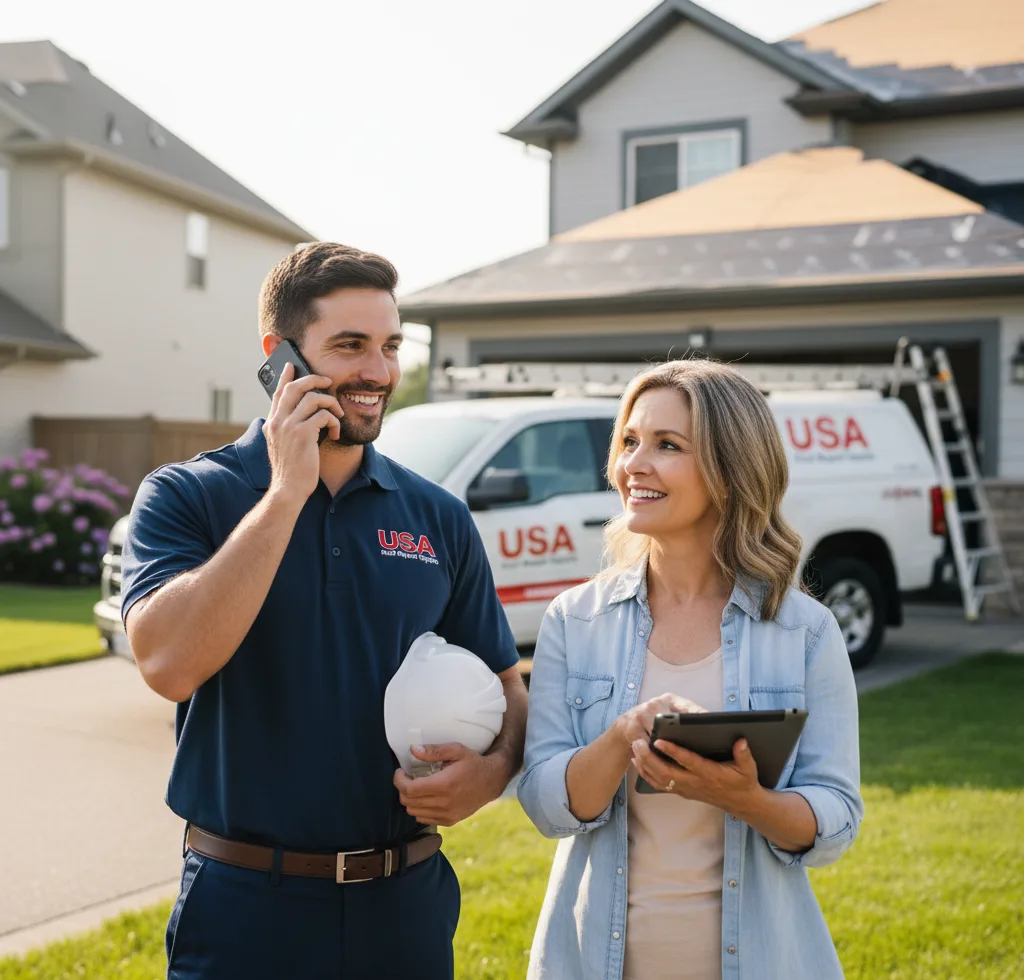 USA Roof Repair Experts customer support in Howard City